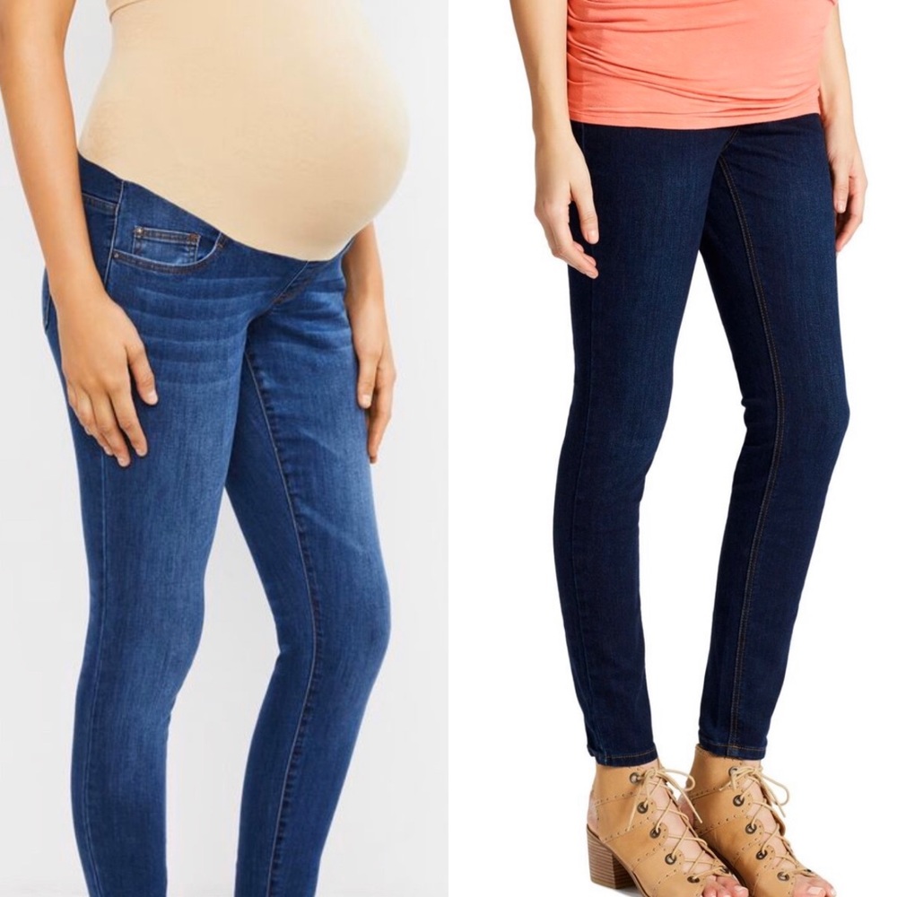 Lot of 2 Jessica Simpson Skinny Maternity Jeans